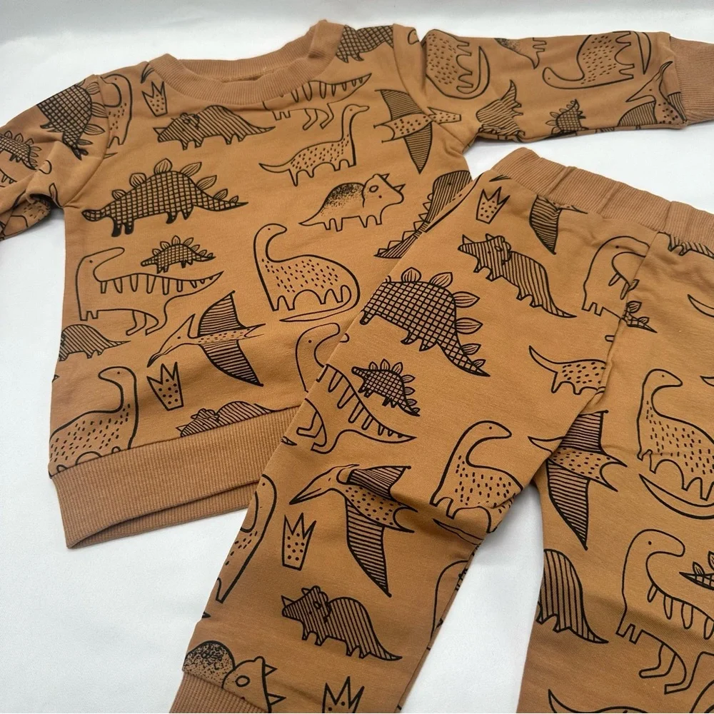 Baby Dinosaur‎ Matching Set,Fall baby outfit,pumpkin patch outfit,fall ba…